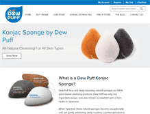 Tablet Screenshot of dewpuff.com